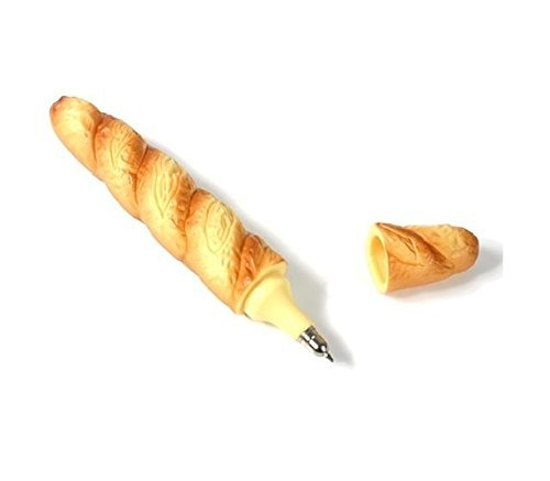 Bread Baguette Writing Pen with Fridge Magnet Pack of 12pc