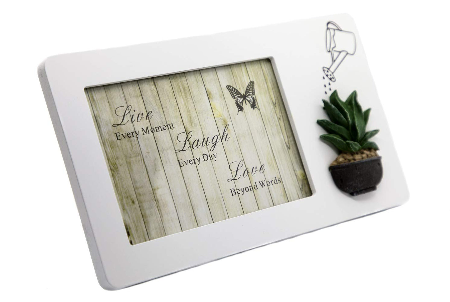 Wooden Desk Tabletop Photo Frame (4/6" Photo)- 3D Plant Design freeshipping - GeekGoodies.in