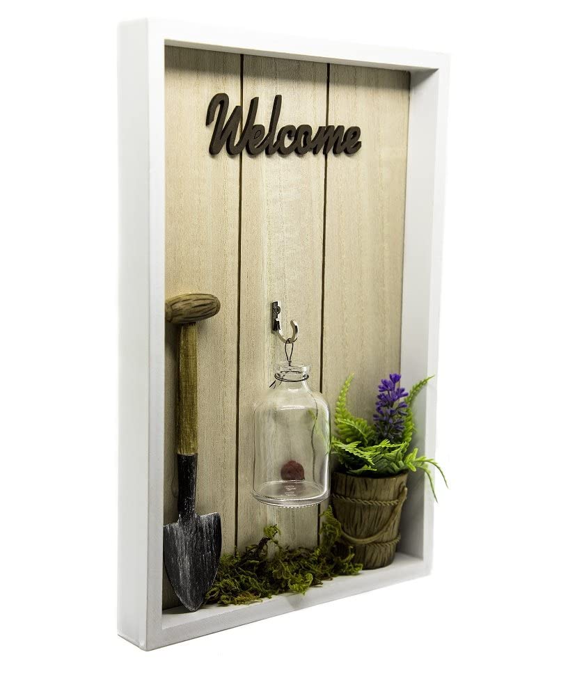 Welcome Frame Wall Plant Pot Hanging freeshipping - GeekGoodies.in
