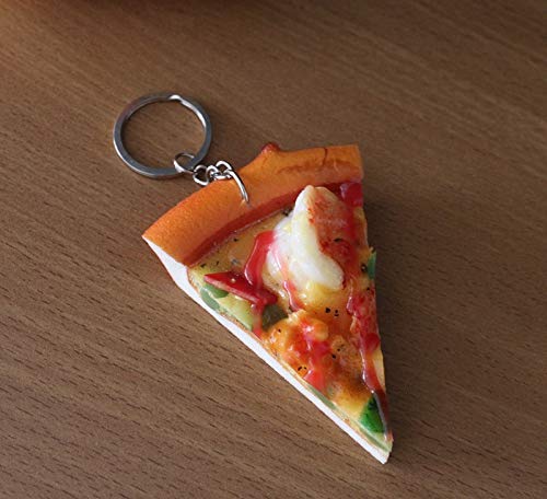 Food Mini Pizza Keyring Keychain freeshipping - GeekGoodies.in