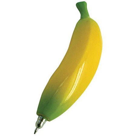 Banana Design Writing Pen with Fridge Magnet Pack of 12pc