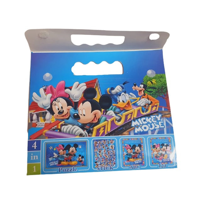 Velcro Packaging Stationery Set for Kids (Mickey Mouse - Set of 12)