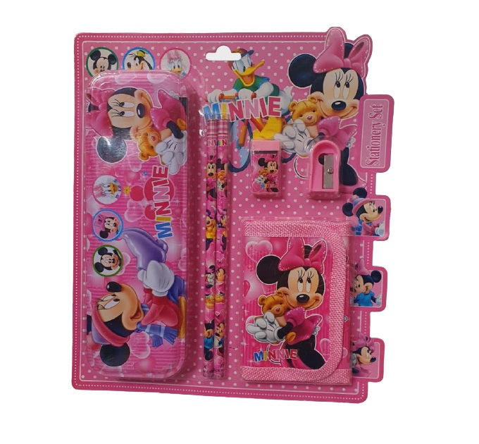 Blister Packaging Stationery Set for Kids (Minnie - Set of 6)