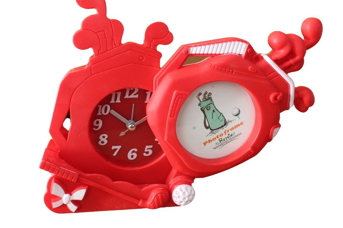 Golf Ball Kit Design Desk/Table Alarm Clock with Photo Frame freeshipping - GeekGoodies.in