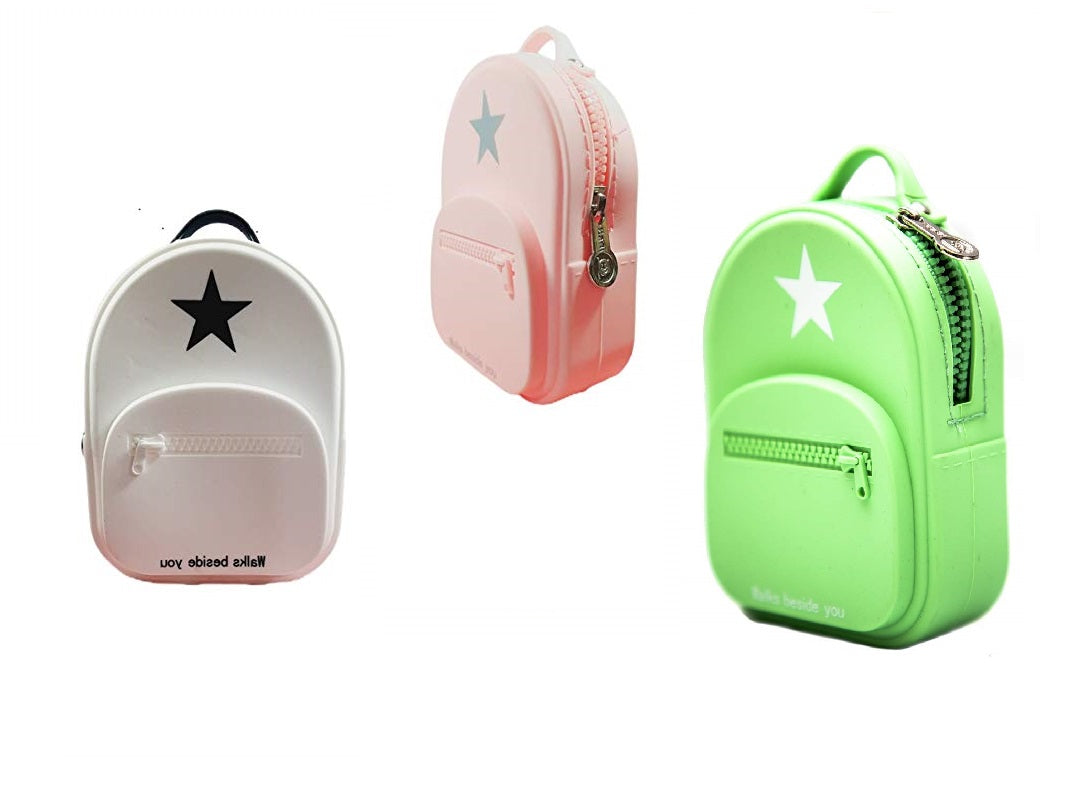 Amazon.com: PRETYZOOM 2Pcs Mini Coin Purse Backpack Charm Backpack Keychain  Pendant Change Zipper Pouches for Backpack Decor Green : Clothing, Shoes &  Jewelry