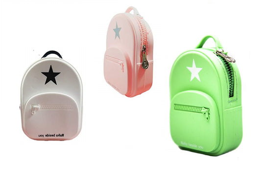Silicone Coin Mini School Backpack