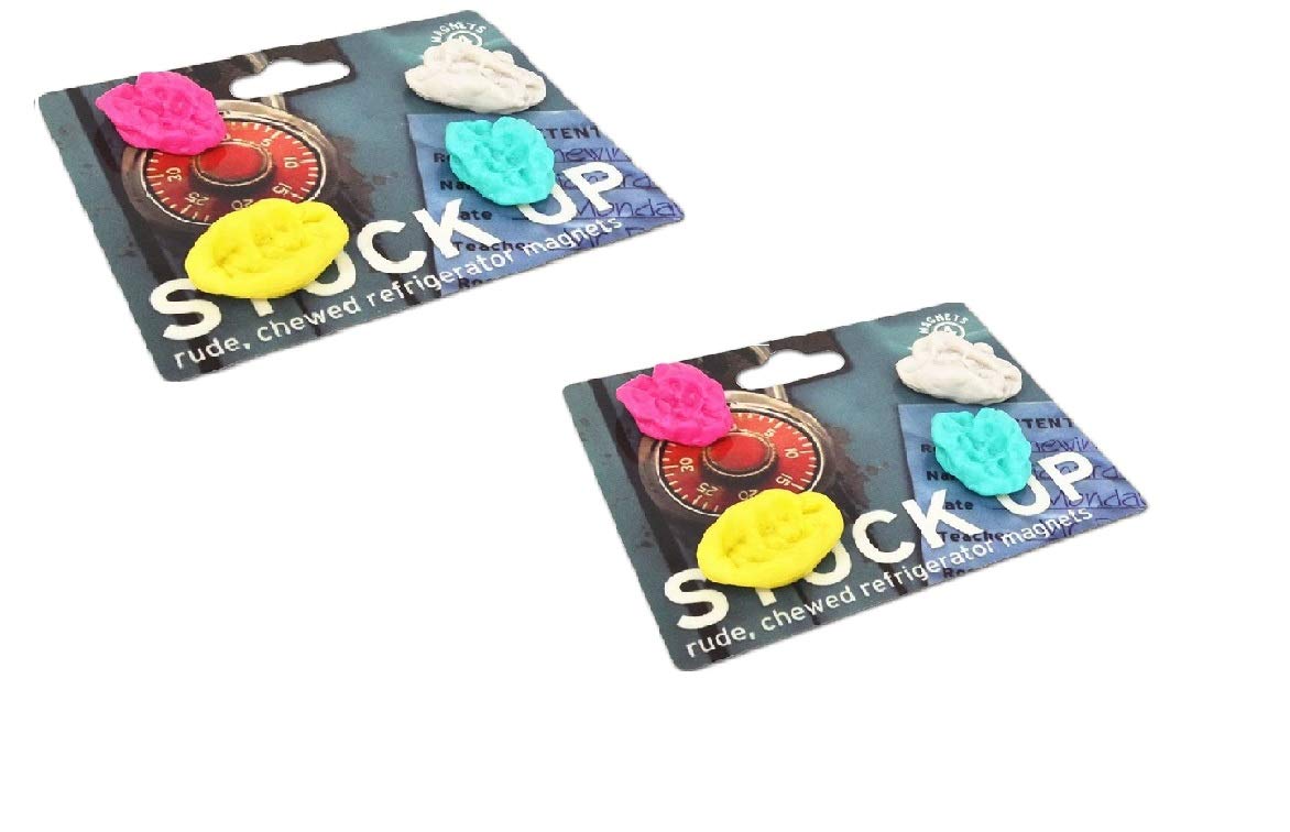 Stuck up Chewing Gum Fridge Magnet Combo Pack of 2 freeshipping - GeekGoodies.in