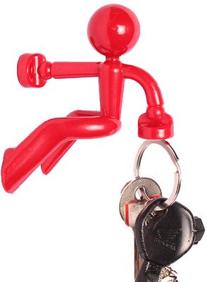 Man Design Fridge Magnet And Key Holder - Red freeshipping - GeekGoodies.in