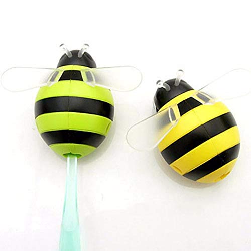 Ladybug Bee Toothbrush Holder - Automatic Lock/Unlock - Set of 2 - Green freeshipping - GeekGoodies.in