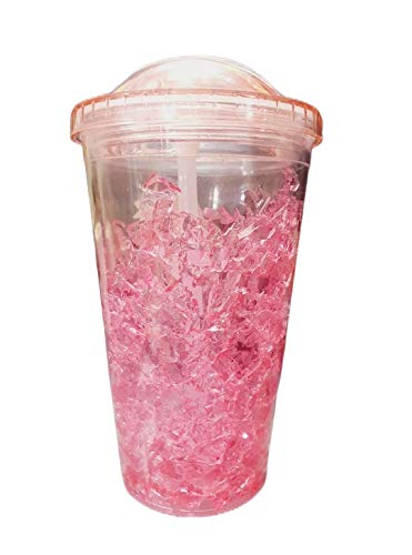 Ice Pipe Straw Bottle - Pink freeshipping - GeekGoodies.in