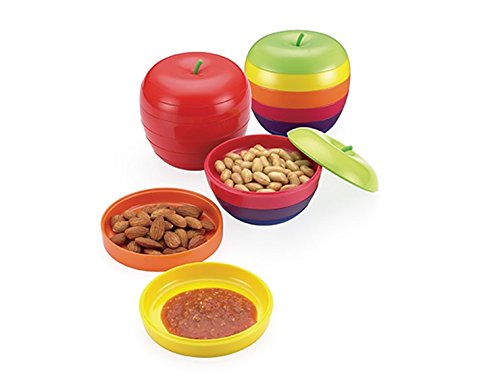 Melamine Multi - Stage Storage Organizer Food Snacks Apple Plates freeshipping - GeekGoodies.in