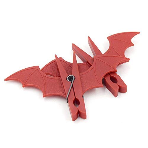 Bat Pegs Clip - Combo Pack (2 Black and 2 Red Pegs) freeshipping - GeekGoodies.in