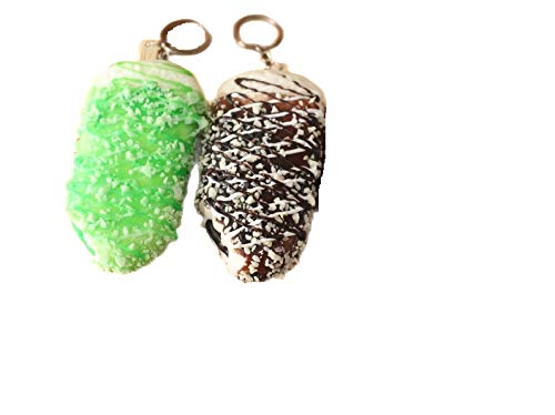 Scented Popsicles/Ice Cream Stick Key Ring Keychain - Set of 2 freeshipping - GeekGoodies.in