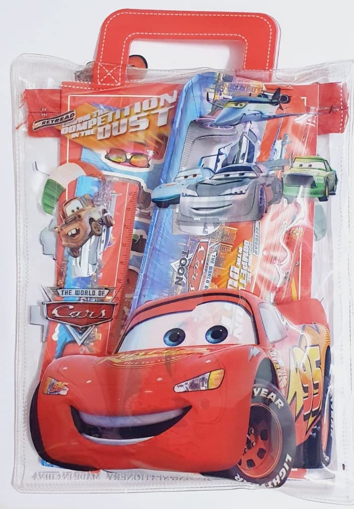 Cars Toon Stationery Gift Pack for Kids Birthday Party - Set Of 5