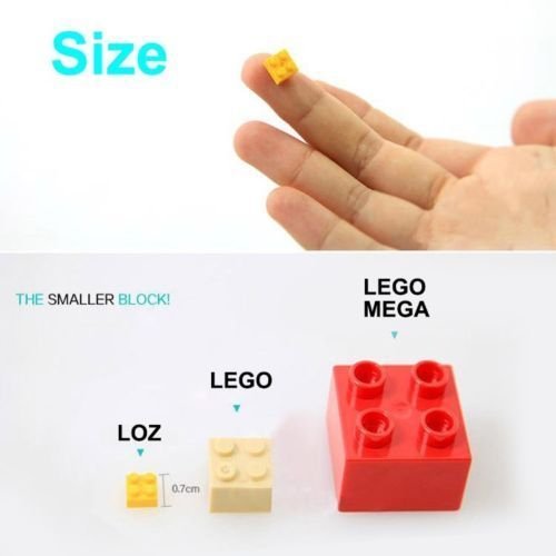 Micro Cartoon Character Building Construction Blocks Puzzle -  Set of 2 freeshipping - GeekGoodies.in