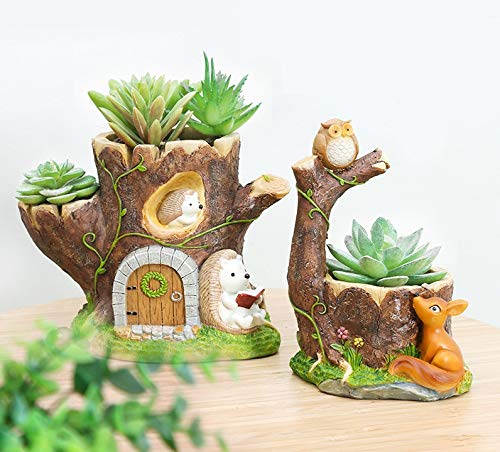 Tree Trunk Pot Slim Flower Pot freeshipping - GeekGoodies.in