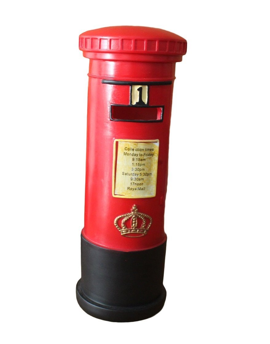 Post Box Antique Decorative Showpiece with Money Piggy Coin Bank freeshipping - GeekGoodies.in