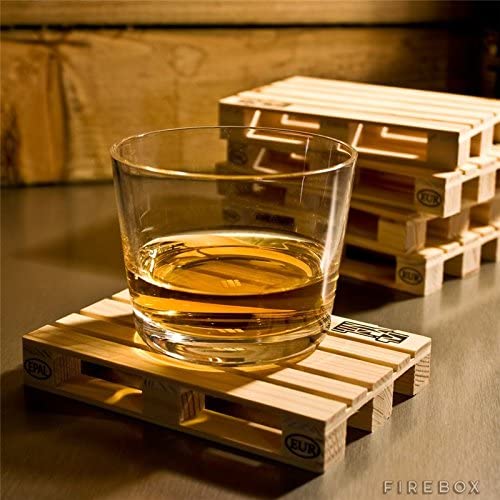Wooden Coasters Rectangle Mini Coffee Mat Pallet Heat Resistant Coaster freeshipping - GeekGoodies.in
