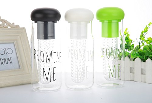 Promise me Tea Or Fruit Infuser Plastic Water Bottle Tumbler freeshipping - GeekGoodies.in