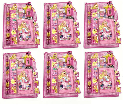 Blister Packaging Stationery Set for Kids (Barbie - Set of 6)