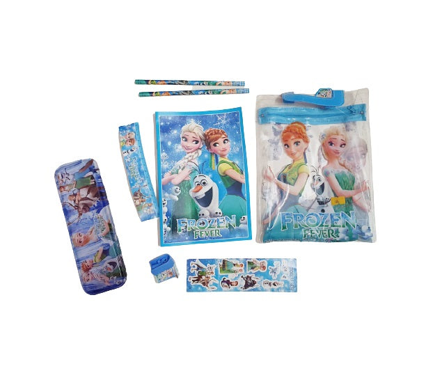 Frozen Fever Stationery Gift Pack for Kids Birthday Party - Set of 12