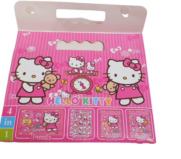Velcro Packaging Stationery Set for Kids (Hello Kitty - Set of 6)