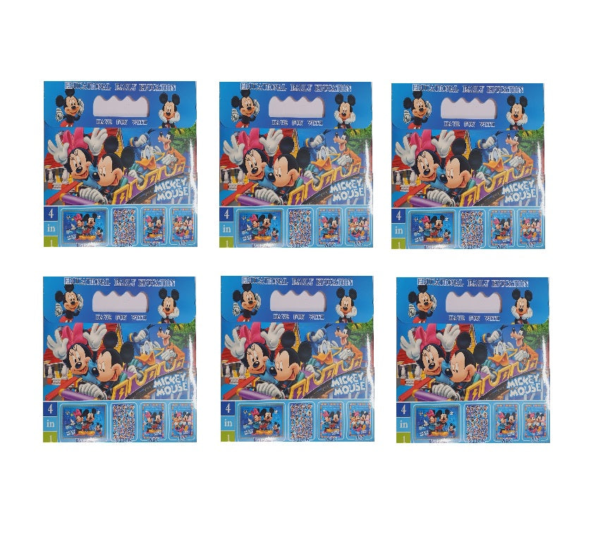 Velcro Packaging Stationery Set for Kids (Mickey Mouse - Set of 6)