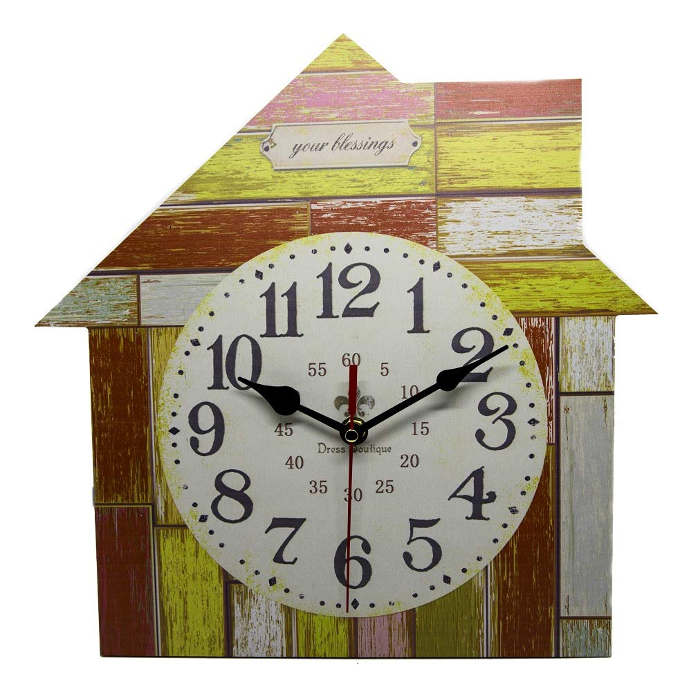 MDF Clock Small Home Wooden Wall Clock freeshipping - GeekGoodies.in