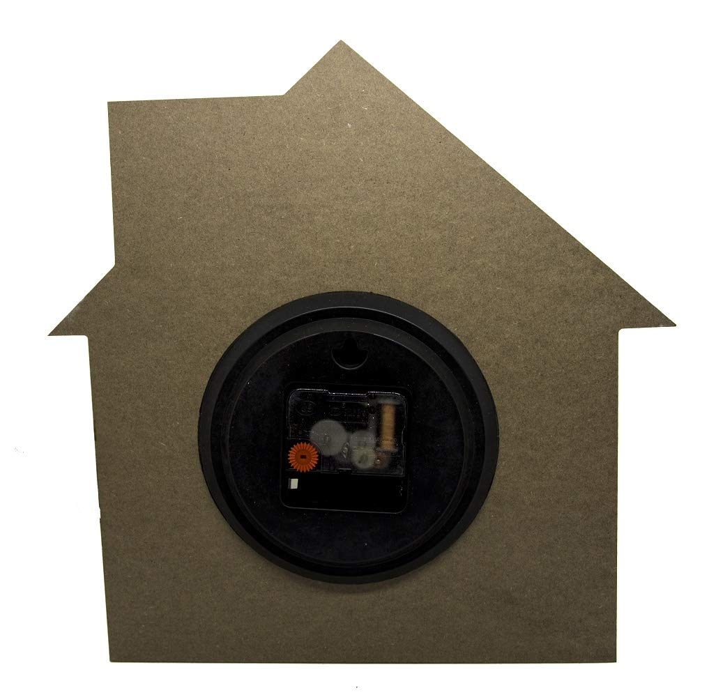 MDF Clock Small Home Wooden Wall Clock freeshipping - GeekGoodies.in