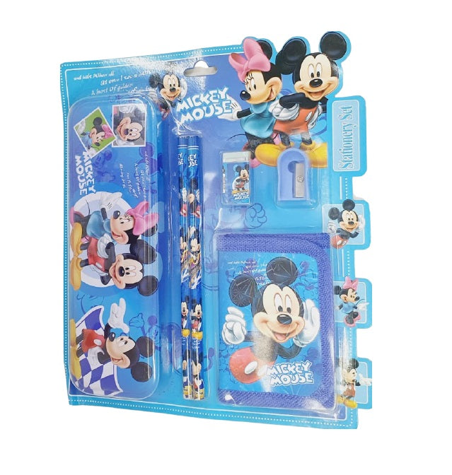 Blister Packaging Stationery Set for Kids (Mikey Mouse - Set of 12)